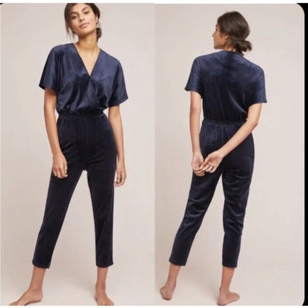 Anthropologie Saturday Sunday Velvet
Party Jumpsuit